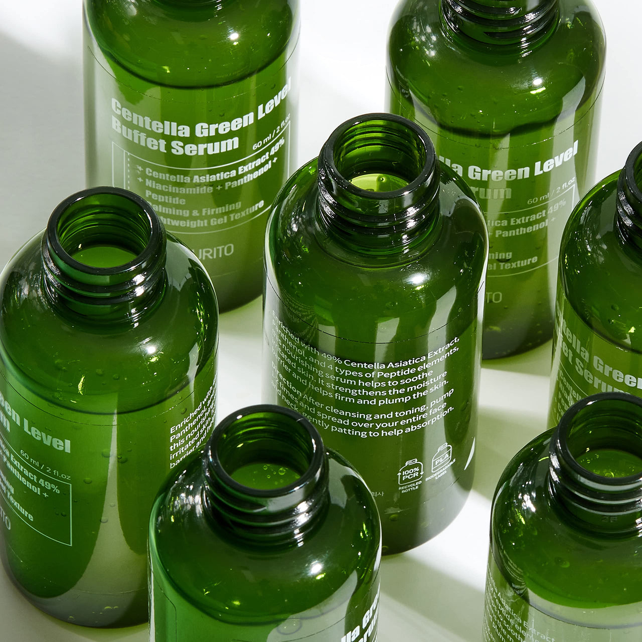 PURITO Centella Green Level Buffet Serum 60ml/ 2 fl oz serum for face, Centella Asiatica,Recovery facial SERUM,vegan