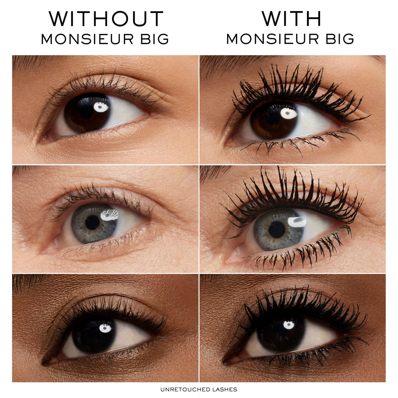 Lancôme Monsieur Big Mascara – Instant Volume Mascara with False Lash Effect – Up to 12x More Volume & 24-Hour Wear - Volumizing & Lengthening - Smudge & Flake Free – Black
