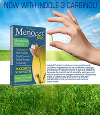 Thumbnail for Wellgenix Menocet Plus Menopause Support - All-in-One Menopause Supplement - Daily Relief Feminine Care - Hot Flashes, Night Sweats, Mood Swings & Irritability - 30 Tablets (Pack of 2)