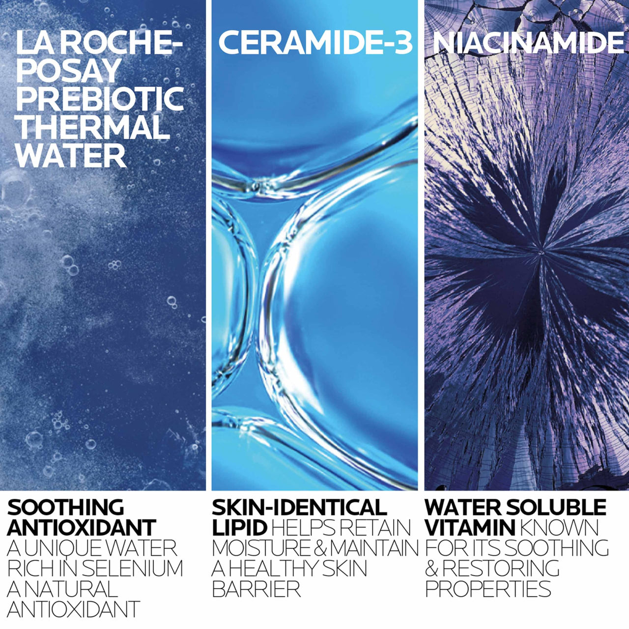 La Roche-Posay Toleriane Hydrating Gentle Facial Cleanser, Daily Face Wash with Ceramide and Niacinamide for Normal to Dry Sensitive Skin, Oil-Free, Fragrance Free