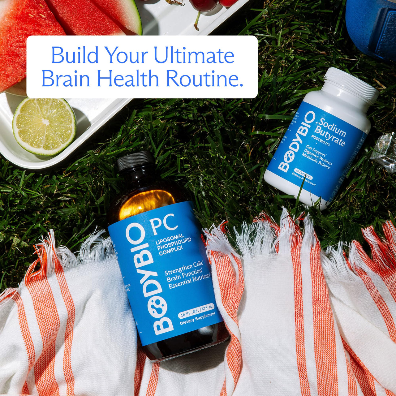 BodyBio PC - Phosphatidylcholine for Brain Health, Mental Clarity, Cognitive Function, Cellular Repair & Healthy Aging, Phospholipid Complex Supplement for Gentle Daily Detox