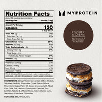 Thumbnail for Myprotein Impact Whey Protein Powder, 2.2 Lbs (32 Servings) Cookies & Cream, 22g Protein & 5g BCAA Per Serving, Shake for Superior Performance