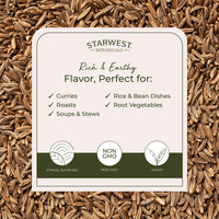 Thumbnail for Starwest Botanicals Organic Cumin Seed, 1-pound Bag