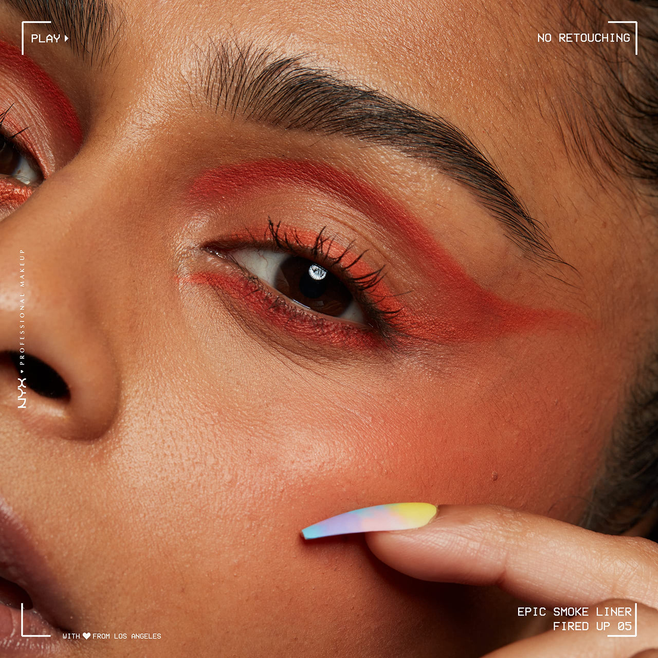 NYX PROFESSIONAL MAKEUP Epic Smoke Liner, Vegan Smokey Eyeliner - Fired Up (Burnt Orange)