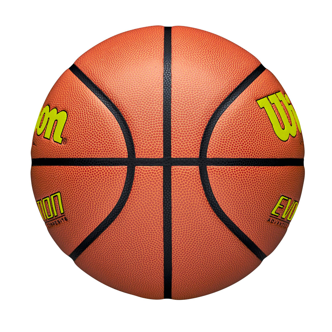 WILSON Evolution Game Basketball - Optic Yellow, Size 7 -29.5"