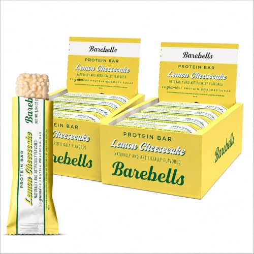 Image 1 of Default Title for the product BAREBELLS Protein Bars Lemon Cheesecake Pack of 12 20g