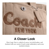 Thumbnail for COACH Cargo Tote, Dark Natural