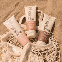 Thumbnail for Australian Gold SPF 50 Tinted Mineral Face Sunscreen, Fair to Light, 2.5 fl oz, Broad Spectrum, Non-Greasy BB Cream with Blue Light & Sun Protection, 4% Zinc Oxide & Titanium Dioxide, Hypoallergenic