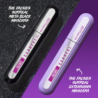 Thumbnail for Maybelline The Falsies Surreal Extensions Washable Mascara, Volumizing, Lengthening Mascara Make Up, Meta Black, 1 Count