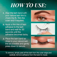 Thumbnail for Image 5 of Ardell False Eyelashes Natural Lashes Babies Black - Lightweight, Short Length, Reusable Fake Lashes, 1 Pack