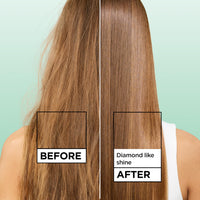 Thumbnail for Garnier Fructis Diamond Sleek Hair Shine Spray, Frizz Control and Heat Protectant for Frizzy, Dry Hair, Formulated with Vegan Keratin Smoothing Complex and Argan Oil, 4.6 Fl Oz