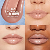 Thumbnail for Covergirl Clean Fresh Yummy Plumper Lip Gloss, 760 Snow Place Like Home, Shiny, Vegan Formula, Easy to Apply, Minty Flavor, 0.33oz