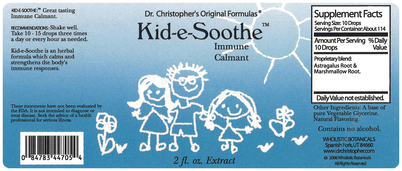 Kid-e-Sooth Glycerite Dr. Christopher 2 oz Liquid