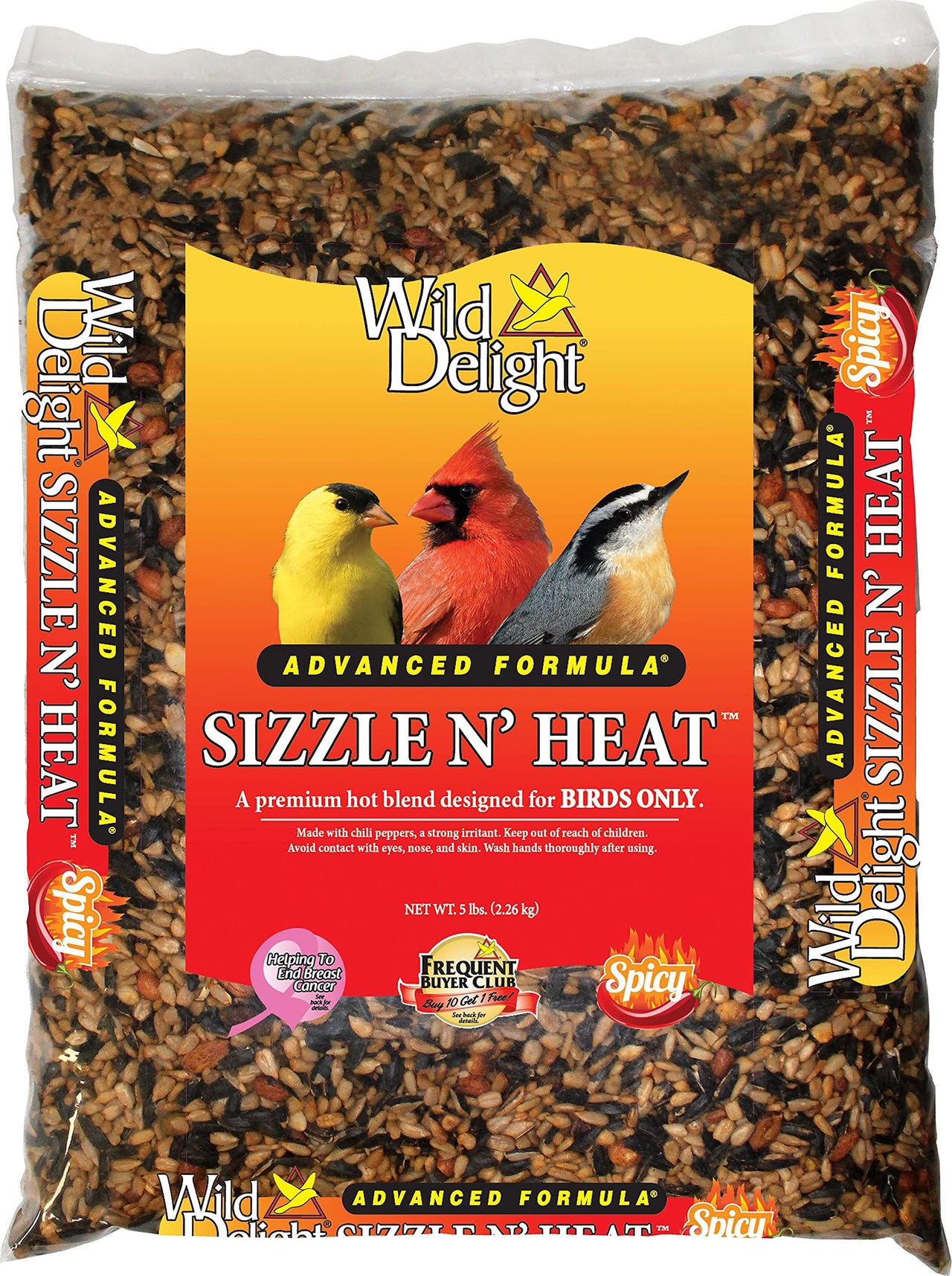 Sizzle N' Heat Bird Food (5 lb. Barrier Bag)