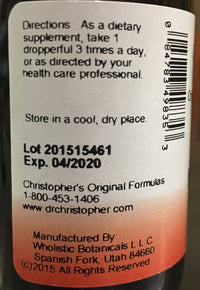 Thumbnail for Christopher's Original Formulas Milk Thistle Seed -- 2 fl oz