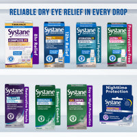Thumbnail for Systane COMPLETE Preservative Free Dry Eye Drops, 0.34 fl oz, Contains Propylene Glycol 0.6%, Multi-Dose Lubricating Eye Drops for Irritation & Dryness, Hydrating & Soothing