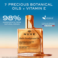 Thumbnail for Nuxe Huile Prodigieuse Shimmer Dry Oil With 7 Botanical Oils for Radiant Glow & Hydration for Face, Body & Hair, 1.6 Fl Oz