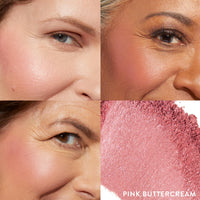 Thumbnail for LAURA GELLER NEW YORK Baked Blush-n-Brighten Marbleized Blush for Cheeks - Pink Buttercream - Natural Finish - Buildable Color