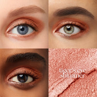 Thumbnail for Julep Eyeshadow 101 Cream-to-Powder Waterproof Shadow Stick – Tiger's Eye Shimmer – Long-Lasting, Crease-Proof, Golden Orange Shimmer Cream Eyeshadow with Built-in Smudger