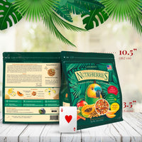 Thumbnail for LAFEBER'S Tropical Fruit Nutri-Berries Pet Bird Food, Made with Non-GMO and Human-Grade Ingredients, for Parrots, 3 lb