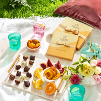 Thumbnail for Godiva Chocolatier Chocolate Gift Box for Birthday, Thank You, Anniversary, Congratulations Gift Basket Gold Ribbon Gourmet Candy Assortment with Praline, Caramel in Milk, White, Dark Chocolate, 19pc