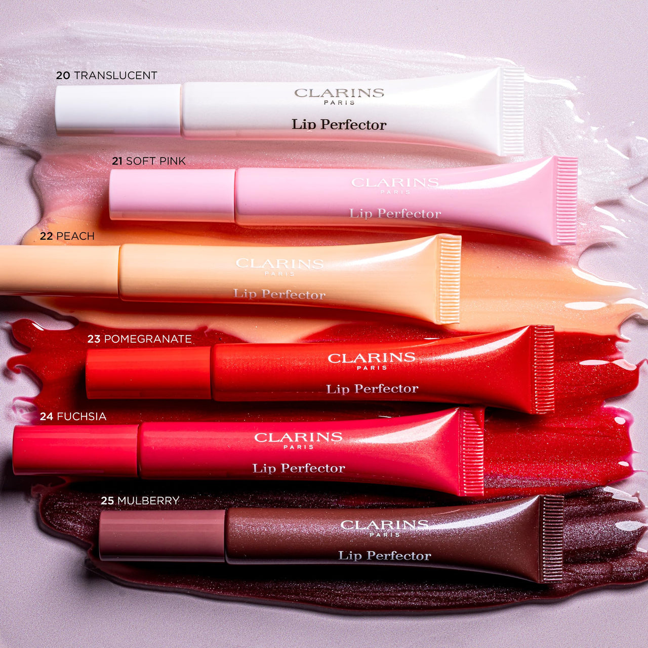 Buy Clarins Lip Perfector, 20 Translucent Glow | 2-In-1 Color Balm for ...