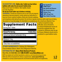 Thumbnail for Nature Made Melatonin 5mg Tablets Extra Strength, 100% Drug Free Sleep Aid for Adults, 90 Tablets, 90 Day Supply