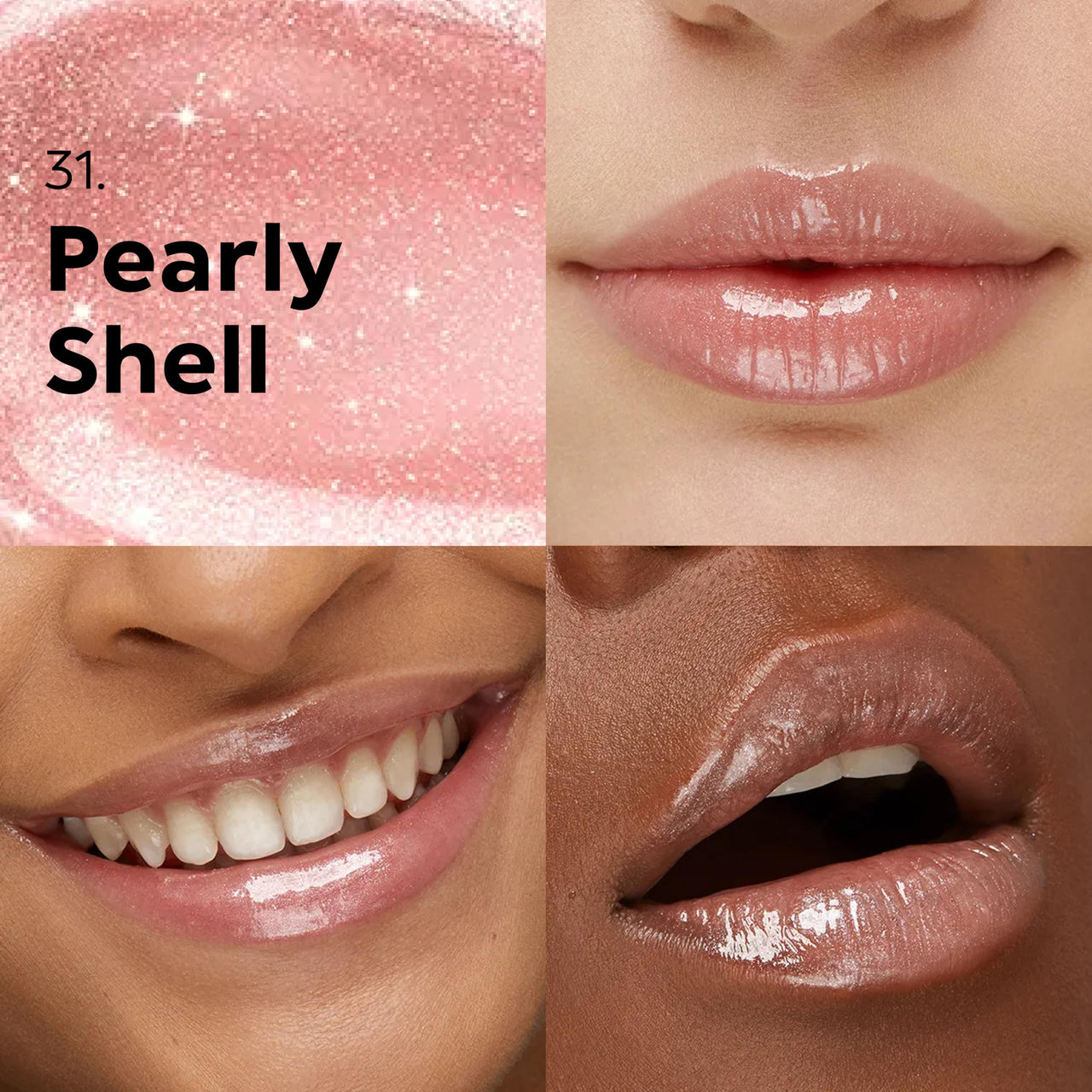 Kiko Milano 3D Hydra Lip Gloss – High Shine, Hydrating, Plumping, Non-Sticky, Moisturizing Lip Makeup – 31 Pearly Shell – 6.5ml