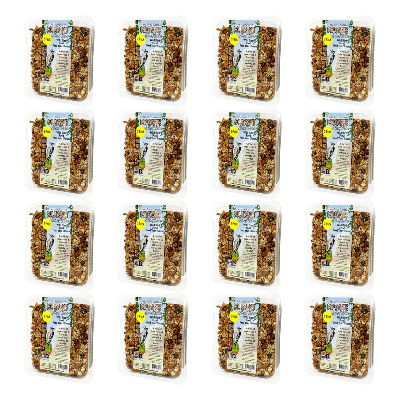 Pine Tree Farms Nutsie Seed Bars, 16 oz., Pack of 16