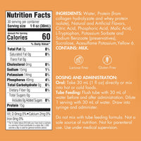 Thumbnail for Liquid Collagen Peptides Type I, III 15 Grams Protein per Oz. |Prosource NoCarb Orange Crème 4 Bottles Pack Medtrition|