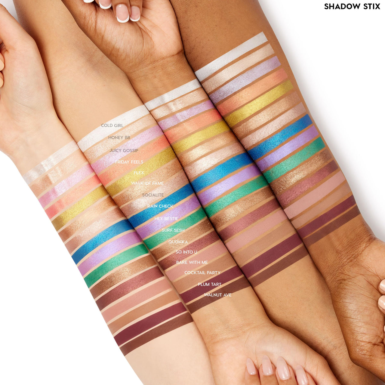 ColourPop Shadow Stix - Cream Eyeshadow Stick with Long-Lasting Color - Multi-Use Cream Makeup with a Built-In Sharpener & Precise Tip for Easy Application - Flex (0.05 oz)