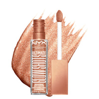 Thumbnail for NYX PROFESSIONAL MAKEUP Ultimate Glow Shots, Liquid Eyeshadow, Long-Lasting Shimmer Eye Shadow with Vitamin C - Twisted Tangerine