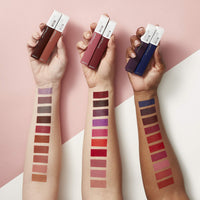 Thumbnail for Maybelline Super Stay Matte Ink Liquid Lipstick Makeup, Long Lasting High Impact Color, Up to 16H Wear, Visionary, Taupe Purple, 1 Count