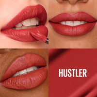 Thumbnail for Maybelline Super Stay Matte Ink Liquid Lipstick Makeup, Long Lasting High Impact Color, Up to 16H Wear, Hustler, Red Brown, 1 Count, Packaging May Vary
