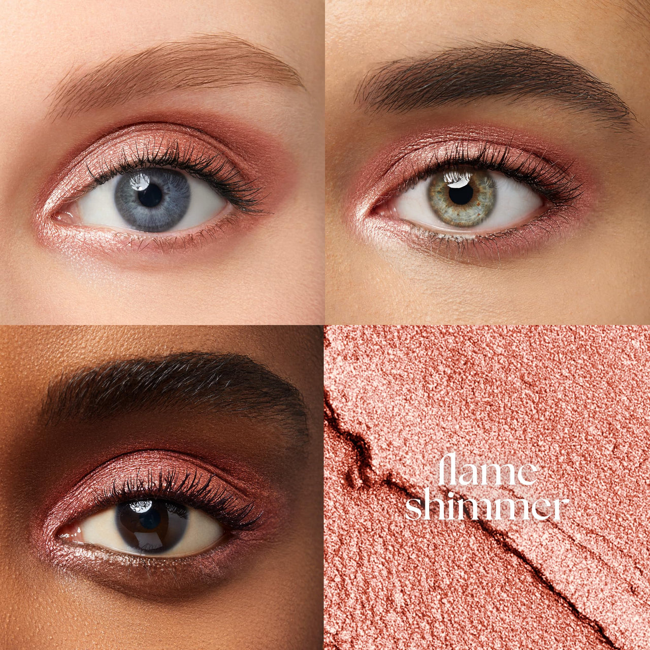 Julep Eyeshadow 101 Cream-to-Powder Waterproof Shadow Stick – Flame Shimmer – Long-Lasting, Crease-Proof, Warm Orange Toned Shimmer Cream Eyeshadow with Built-in Smudger
