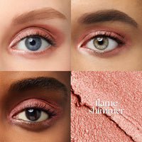 Thumbnail for Julep Eyeshadow 101 Cream-to-Powder Waterproof Shadow Stick – Flame Shimmer – Long-Lasting, Crease-Proof, Warm Orange Toned Shimmer Cream Eyeshadow with Built-in Smudger