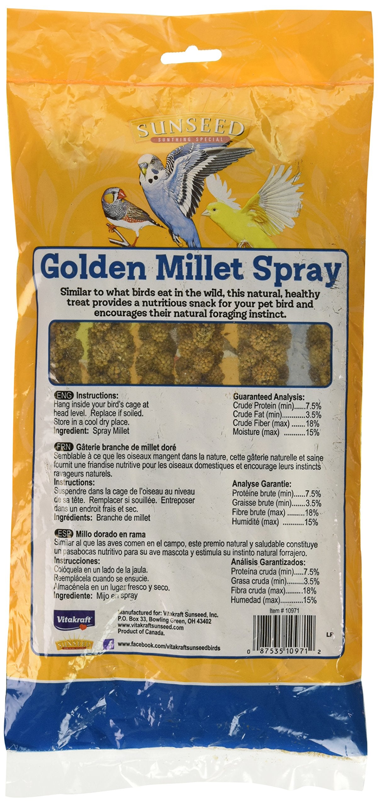 Sun Seed Company Millet Spray (7 oz.)