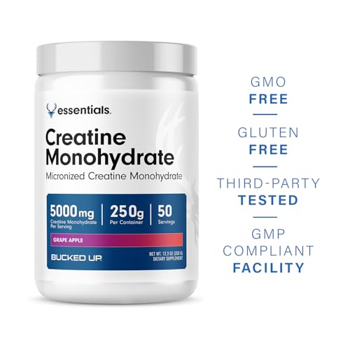 Image 6 of Bucked Up Grape Apple Creatine Monohydrate Powder 250 Grams