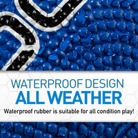 Thumbnail for Franklin Sports Grip-Rite 100 Rubber Junior Football - Blue