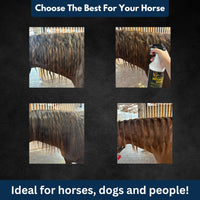 Thumbnail for E3 Detangle and Shine for Horses - Instantly Detangles Mane and Tail, Adds Brilliant Shine, Moisturizes and Conditions, Non-Greasy, Vet Approved (8 fl oz)