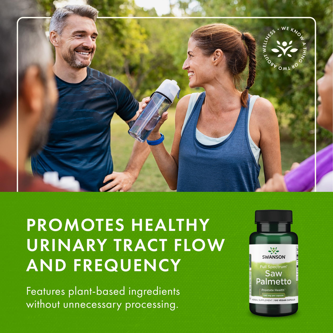 Swanson Saw Palmetto - Herbal Supplement Promoting Male Prostate Health Support - Natural Hair Supplement & Urinary Health Support - 540 mg 100 Capsules