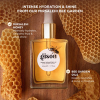 Thumbnail for Gisou Honey Infused Hair Oil - Hydrating & Frizz Control Treatment with Mirsalehi Honey, Adds Shine & Heat Protectant for All Hair Types, 1.7 Fl Oz