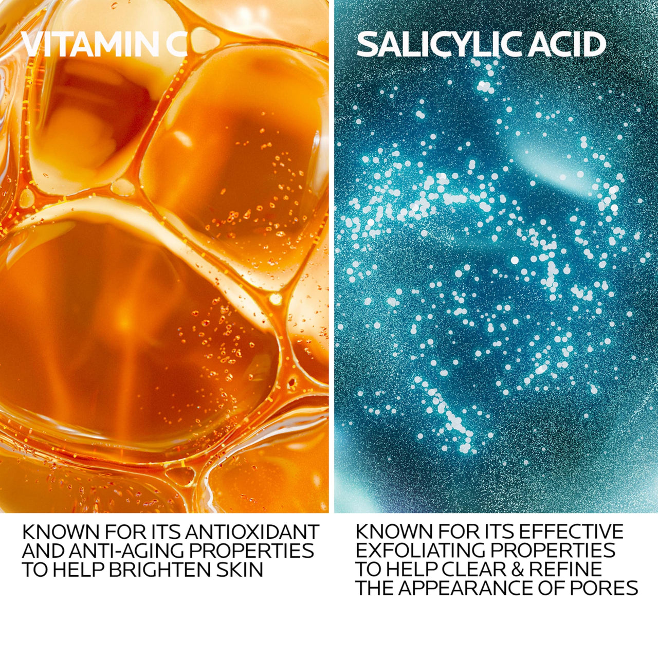 La Roche-Posay Pure 12% Vitamin C Oil Control Serum For Face With Hyaluronic Acid & Salicylic Acid, Hydrating Face Serum for Oily & Combination Skin, Boost Radiance & Reduce Wrinkles