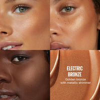 Thumbnail for Maybelline Sunkisser Multi-Use Liquid Blush and Bronzer, Blendable, Longwear, Glowy Make Up, Electric Bronze, 1 Count