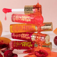 Thumbnail for Milani Fruit Fetish Lip Oil Bundle with Vitamin E for Instant Hydration, Fruit Extract Infused Lip Treatment and Moisturizing Lip Gloss - Raspberry Peach + Strawberry Melon, 2pk