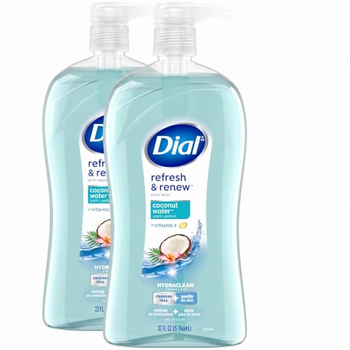 Image 1 of Default Title for the product Dial Body Wash Refresh & Renew Coconut Water 32 fl oz Pack of 2