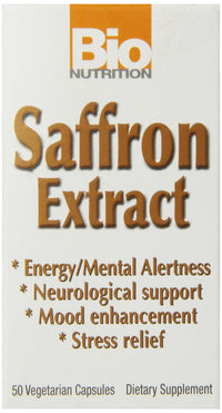Thumbnail for Bio Nutrition Standardized Saffron Vegi-Caps, 50 Count
