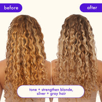Thumbnail for amika bust your brass cool blonde strength repair conditioner, 275ml