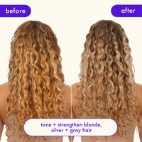 Thumbnail for amika bust your brass cool blonde strength repair conditioner, 275ml