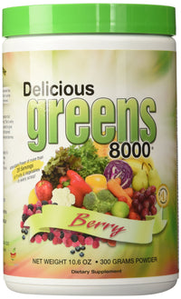 Thumbnail for Greens World Delicious Greens 8000 Berry - 10.6 oz